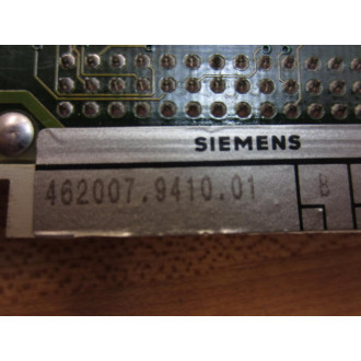 Siemens 462007.9410.01 Circuit Board 462007941001 - Used