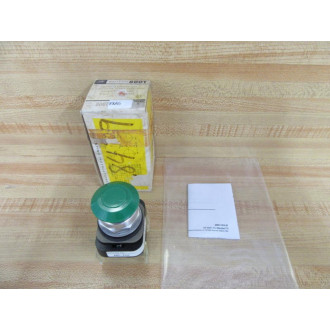 Allen Bradley 800T-FX A5 Button 800TFXA5 WGrn Cap W(2) 800T-XD4