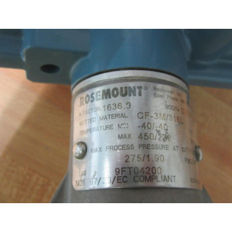Rosemount 8800DR010SA1N1D1I5M5 Vortex Flowmeter - Used