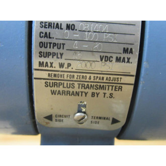 Rosemount 1151GP6E12B1 Transmitter - Used