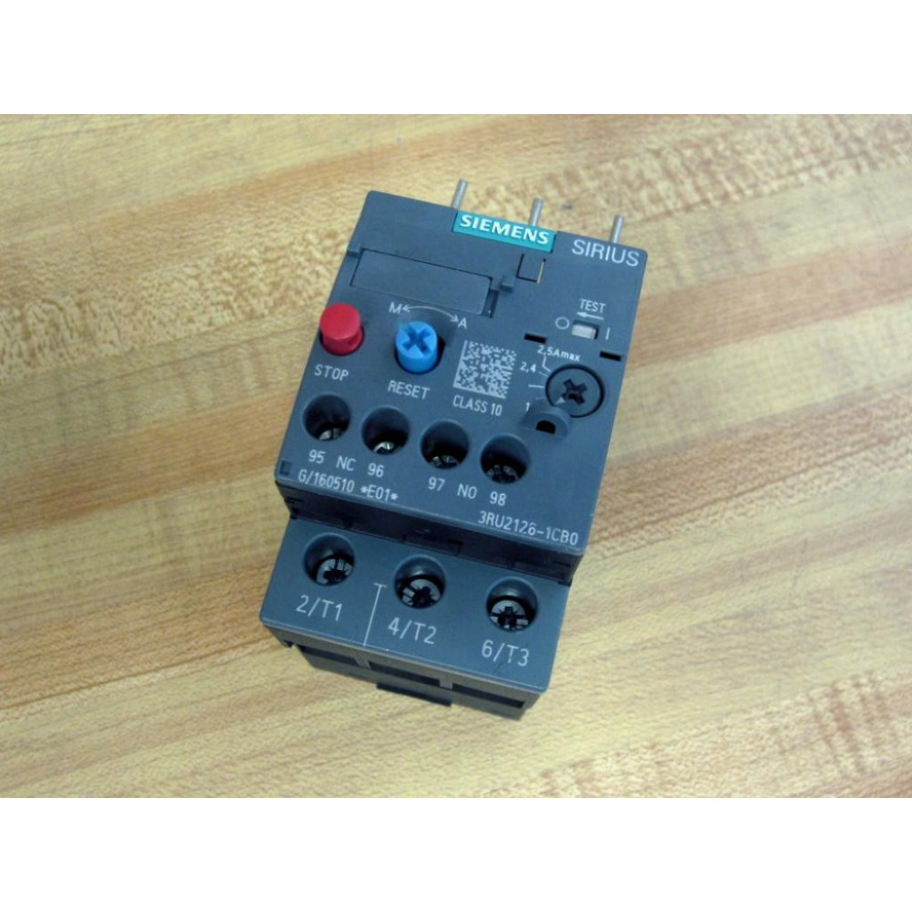 Siemens 3RU2126-1CB0 Overload Relay 3RU21261CB0 - New No Box