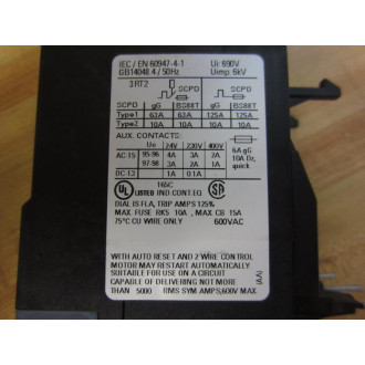 Siemens 3RU2126-1CB0 Overload Relay 3RU21261CB0 - New No Box