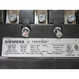 Siemens 14IUH32AC Starter 14IU+32A* - New No Box