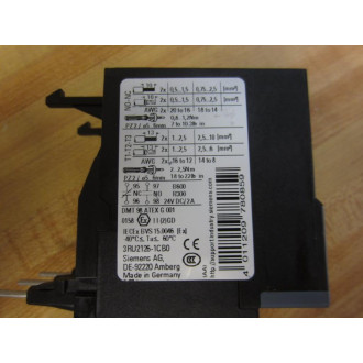 Siemens 3RU2126-1CB0 Overload Relay 3RU21261CB0 - New No Box