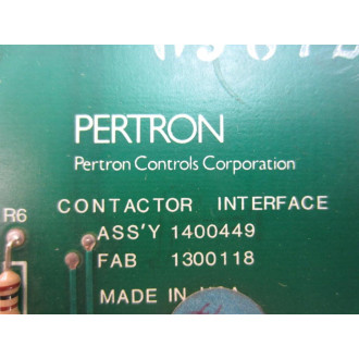 Pertron 1400449 Contactor Interface - Parts Only