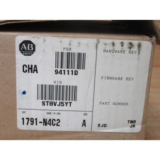 Allen Bradley 1791-N4C2 IO Combo Block 1791N4C2 Tested By Allen Bradley - Used