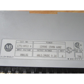 Allen Bradley 1791-N4C2 IO Combo Block 1791N4C2 Kit 96843025 Rev A - Used