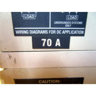 ABB S3N070TW-2 Circuit Breaker S3N070TW2 - Used
