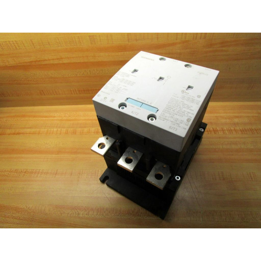 Siemens 3RT1266-6AM36 Contactor 3RT12666AM36 Cracked Housing - Used
