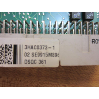 ABB 3HAC0373-1 DSQC 361 CPU Bd 3HAC03731 2 Non-Refundable - Parts Only
