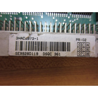 ABB 3HAC0373-1 DSQC 361 CPU Bd 3HAC03731 Non-Refundable - Parts Only