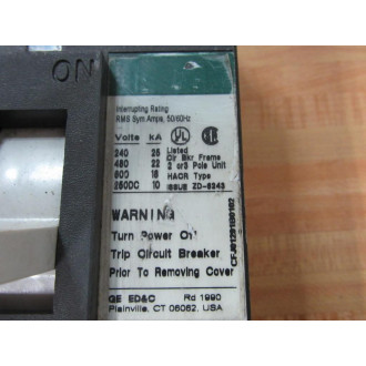 General Electric TFK224F000 225A Circuit Breaker - Used
