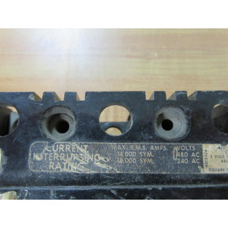 Square D FAL24100-1021 100A Circuit Breaker - Used
