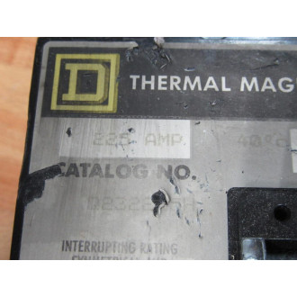 Square D Q232225H 225A Circuit Breaker - Used