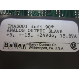 ABB Bailey IMAS001 infi 90 Analog Output Slave Module - Used