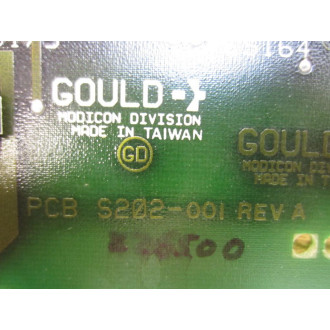 Gould S202-001 Circuit Board  S202-000 Rev A - Used