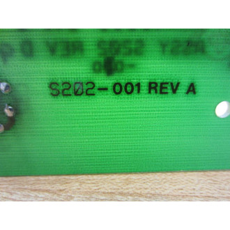 Gould S202-001 Circuit Board  S202-000 Rev A - Used