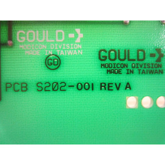 Gould S202-001 Circuit Board  S202-000 W3d Ribbon Cable Rev A - Used