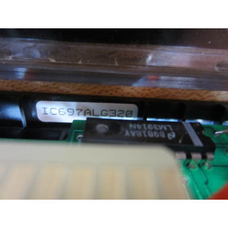 GE Fanuc IC697ALG320 Analog Output Display Module Missing Clip - Used