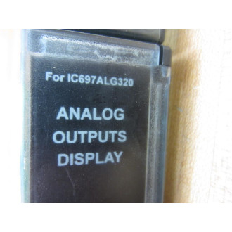 GE Fanuc IC697ALG320 Analog Output Display Module - Used