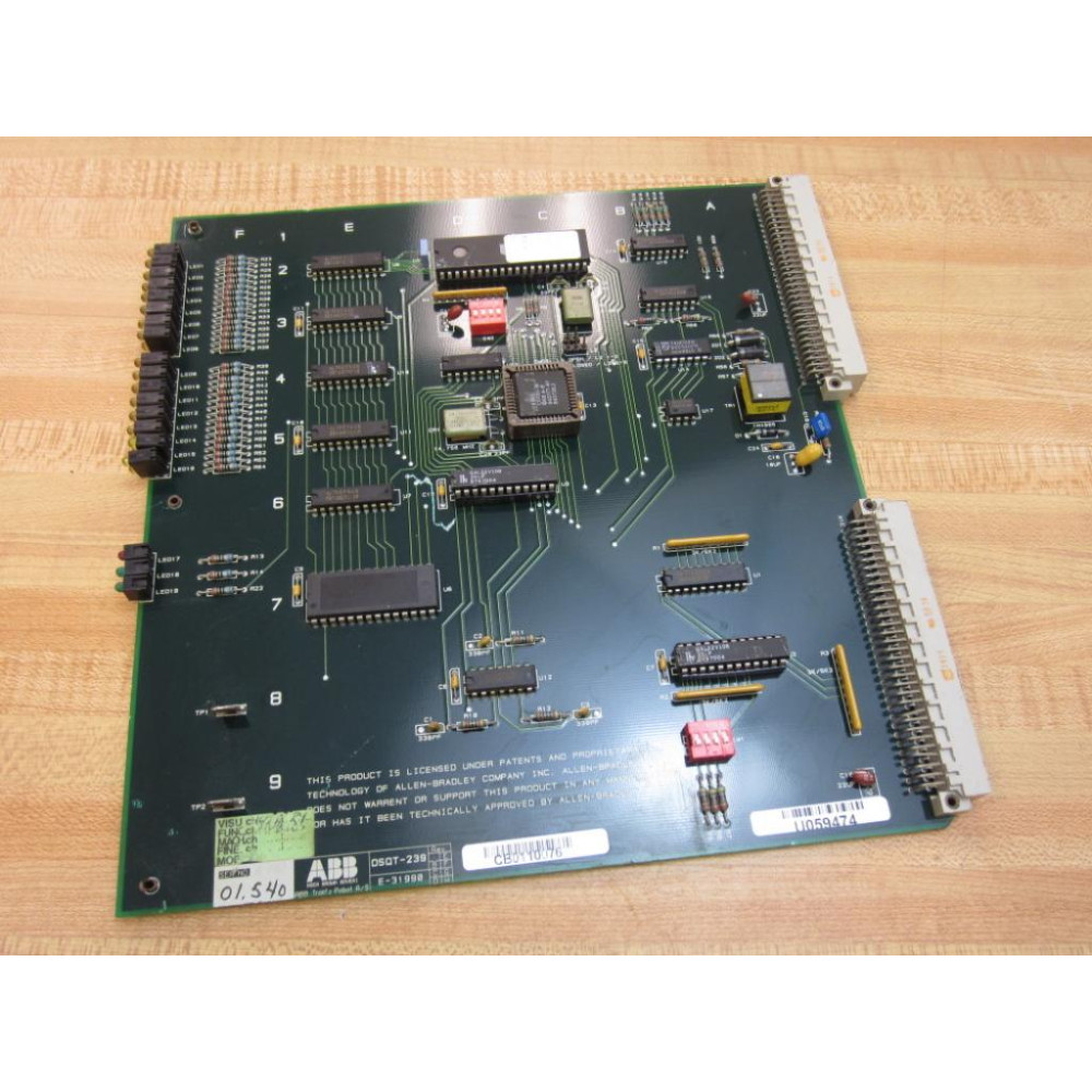 ABB DSQT-239 Module DSQT239 E-31990 - Used