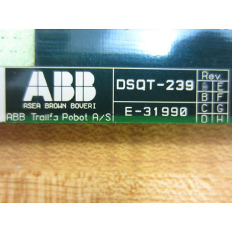 ABB DSQT-239 Module DSQT239 E-31990 - Used