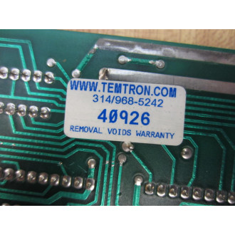 Barber Colman A-12372 Process Control 2 Board A12372 - Used