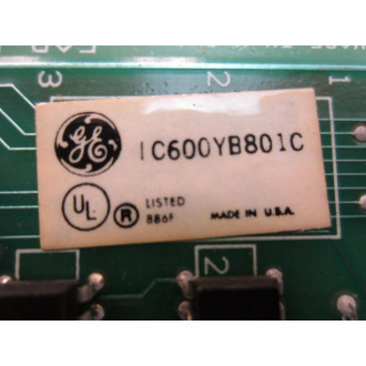 GE Fanuc IC600YB801 Remote IO Module IC600YB801C - Used