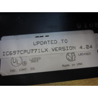 GE Fanuc IC697CPU771 CPU Module CPSB2 - Used