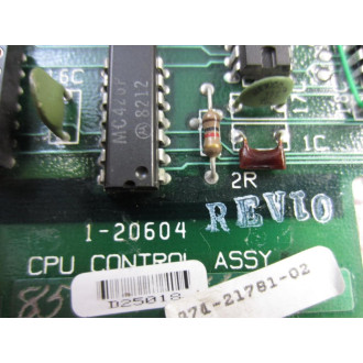 KT Kearney Trecker 1-20604 CPU Control Board 129706 Rev 2 - Used
