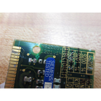 Siemens 462008-1201.14 RAM Memory Board 462008120114 - Parts Only
