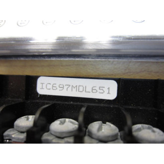 Fanuc I1C7A1 Circuit Board IC697MDL651 40 Screw Terminals Only - Used