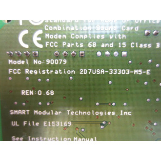 SMART 5184-3924 Circuit Board 51843924 - Used