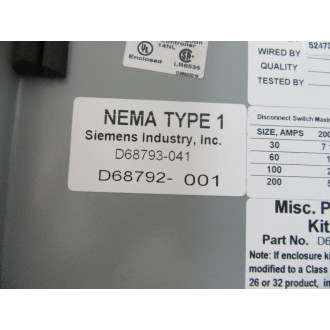 Siemens 17DP92BF1181 Starter Combo w14DP32AF81 - New No Box