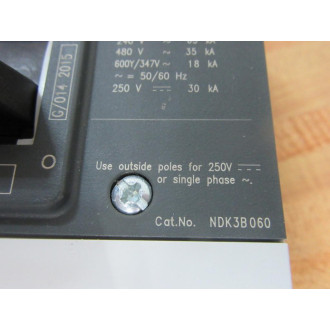 Siemens NDK3B060 60A Circuit Breaker NDK3B060L - New No Box