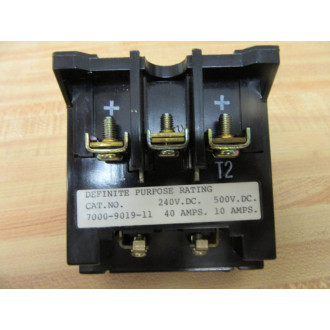 Ward Leonard 7000-9019-11 Contactor 7000901911