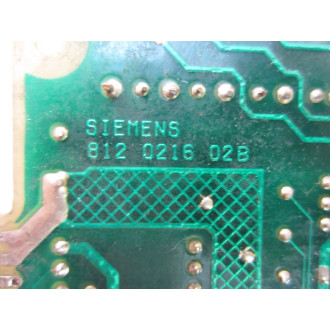 Siemens 812-0216-02B Circuit Board 812021602B - Used
