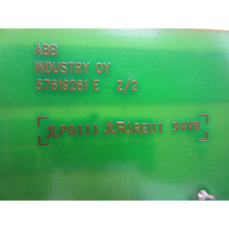 ABB 58907146J Input Card NINP-61 - Used