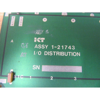 KT Kearney Trecker 1-21743 IO Distribution Board 121743 - Parts Only