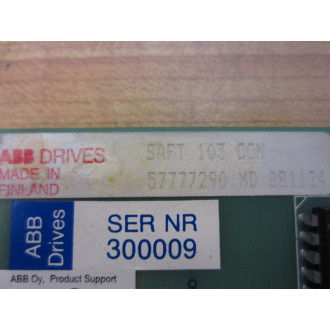ABB 57777290 Control Board SAFT 103 CON 5761582-6D - Used