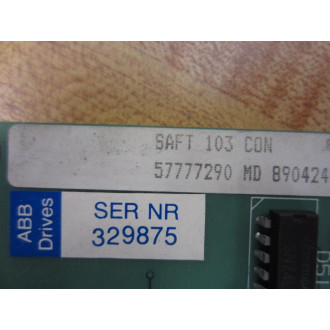ABB 57777290 Control Board SAFT 103 CON 2 - Parts Only
