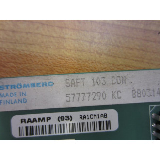 ABB 57777290 Control Board SAFT 103 CON 3 - Parts Only