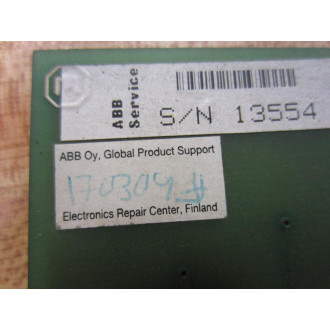 ABB 57777290 Control Board SAFT 103 CON 5761582-6E - Used
