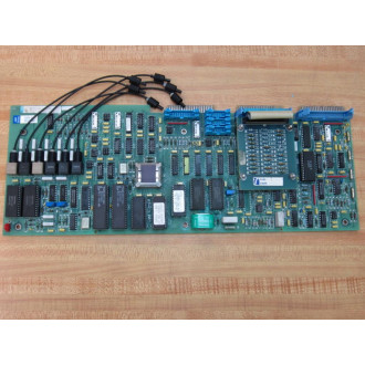 ABB 57777290 Control Board SAFT 103 CON WPlugs & Ribbon Cable Bd. - Used