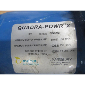 Metso Jamesbury QPX3DM Actuator QPX3DM - New No Box