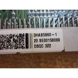 ABB 3HAB5960-1 Circuit Board 3HAB59601 2 - Parts Only