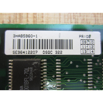ABB 3HAB5960-1 Circuit Board 3HAB59601 - Used