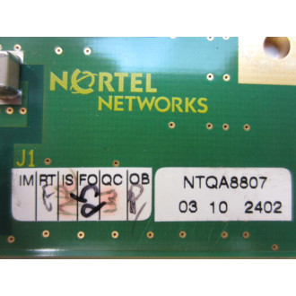 Nortel NTQA8806 Circuit Board P0910484 REL.05 - Parts Only