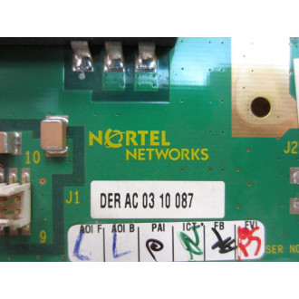 Nortel NTQA8806 Circuit Board P0910484 REL.06 - Parts Only