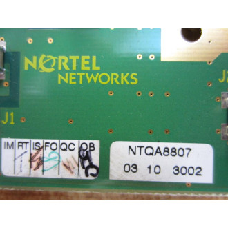 Nortel NTQA8806 Circuit Board P0910484 3 REL.05 - Parts Only